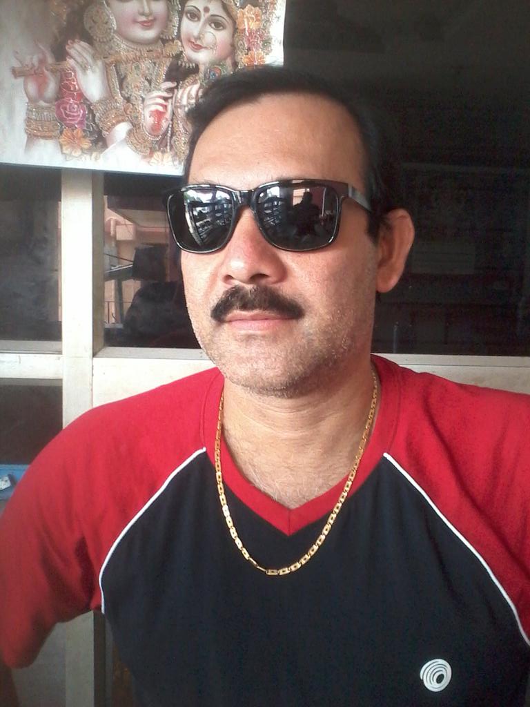 RejSamit's tweet image. Me in my house.we r celebrating Biswakarma puja.