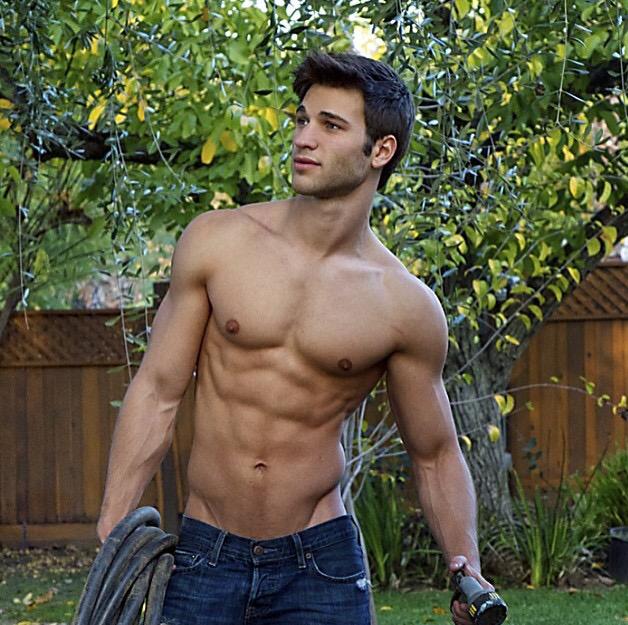 When you have a little photoshoot in your mom's back yard