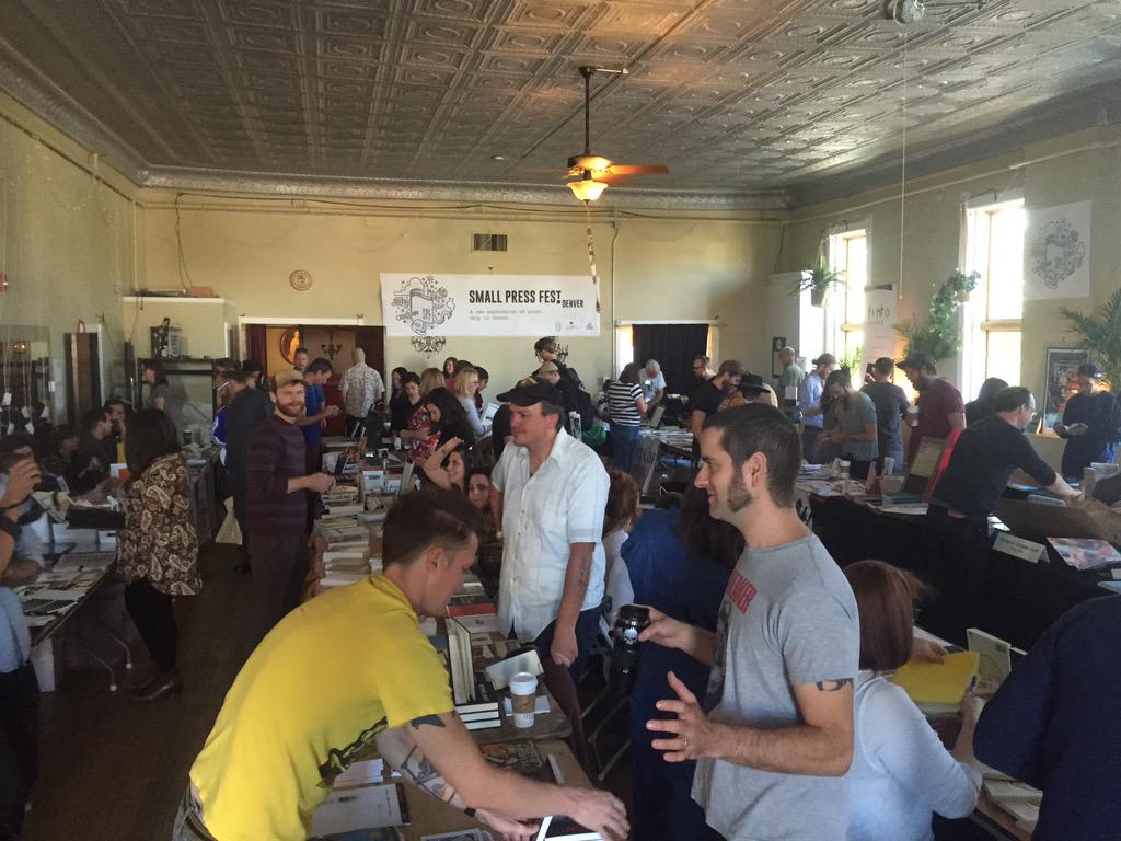 denverpressfest's tweet photo. And we're off! http://t.co/NsaUtDC2jV