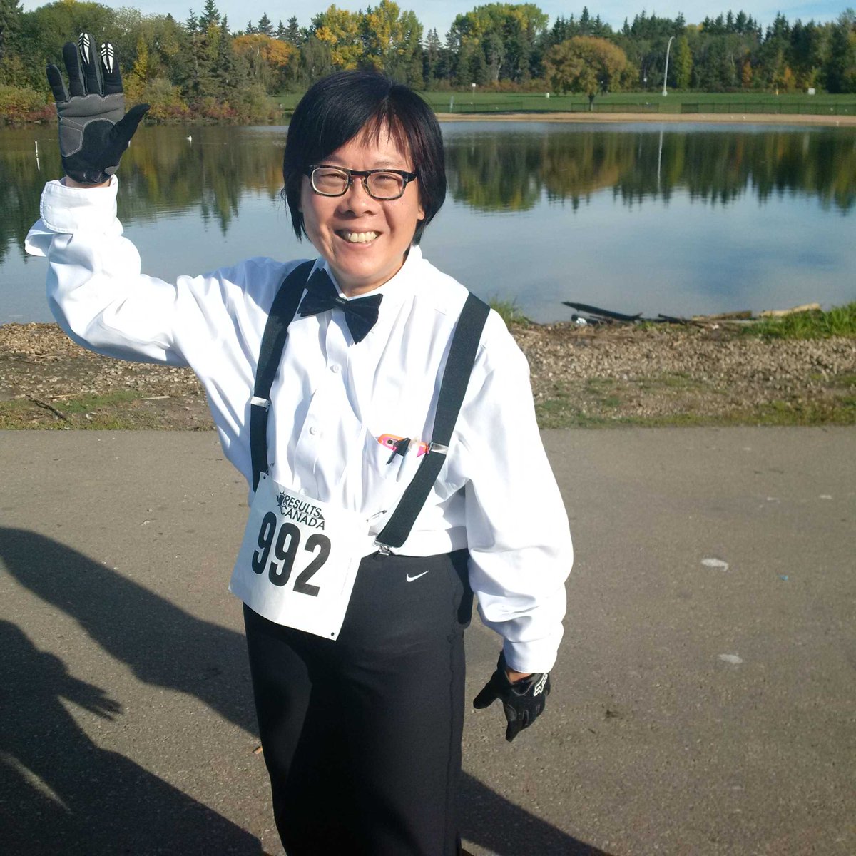 LindaDuncanAB's tweet photo. Delighted to help @ualberta neuroscientists kick off their run for science research funds #neuroevents #yeg http://t.co/20zVP1aZ1w