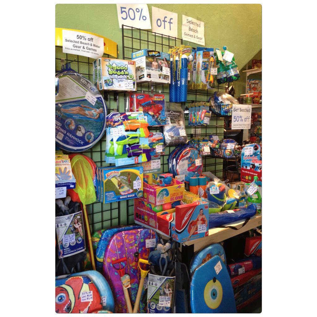 Fun Free with Every Purchase - 50% off selected Beach &amp; Water games &amp; gear.  #TivoliDay #OakBluffs #lazyfrogmv
