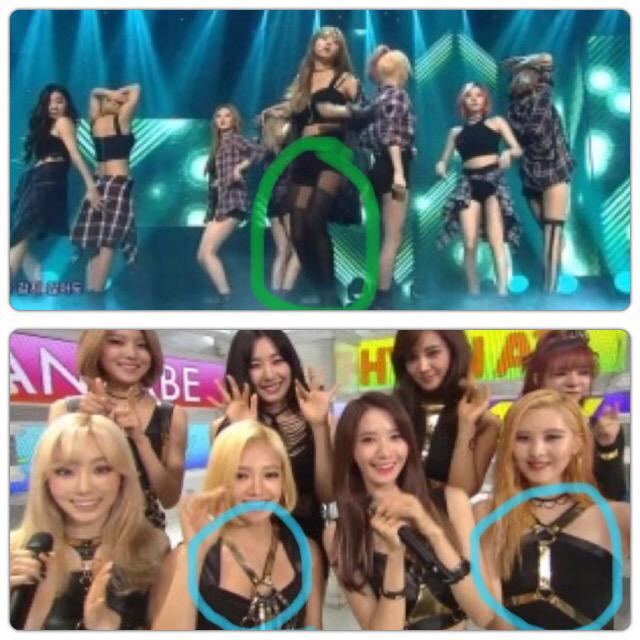 O Xrhsths つかってないです Sto Twitter またe Girlsがソシの真似をしてると思うのは私だけですか 水色 首ももとのデザイン 緑 黒ショーパン タイツ オレンジ 羽織ってやつ へそ出し服 ピンク 色と形 共感したらrtお願いします 少女時代 E Girls Http