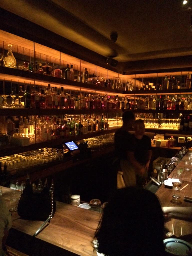 Serious vibes @BARGOTO_NYC last night with partner in crime <a href="/bitbyafox/">Prairie Rose</a> 🍸👍🏻