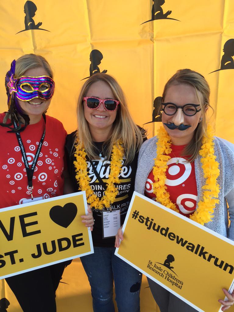every year I am so humbled and proud to be apart of this event and this company! #StJudeWalkRun #targetvolunteers ❤️🎯