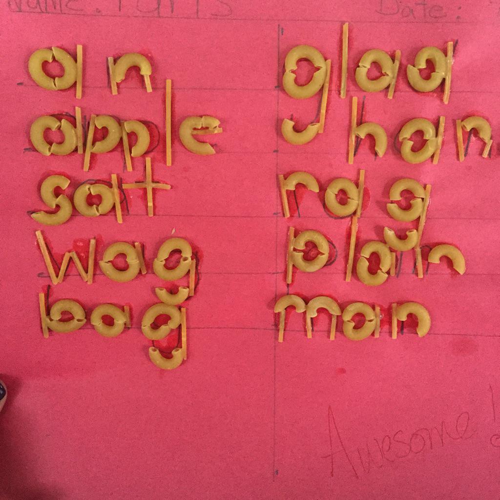 mssheetsroom's tweet photo. Grading some homework on a Saturday!  Gotta love noodle spelling. Great job! #daaspride http://t.co/zjhs22I0wB