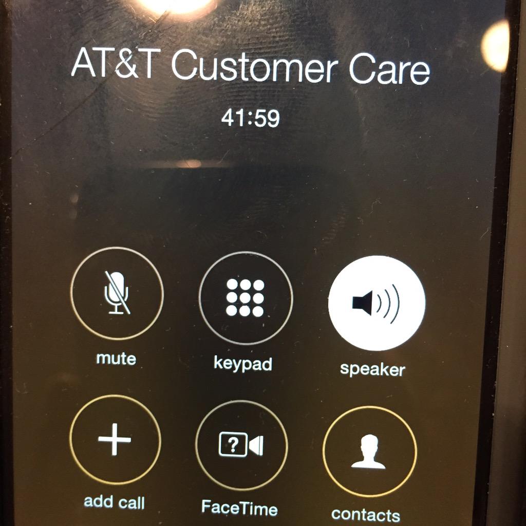 sweeeennsss's tweet image. @ATT 42 minutes later and still on hold with #attcustomerservice #att #stillonhold