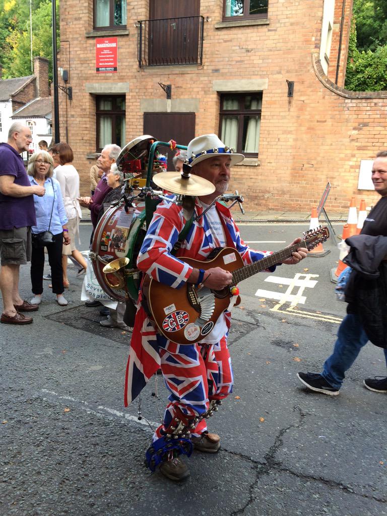 VisitTelford_'s tweet photo. It's been a lovely day at the World Heritage Festival in #Ironbridge #Telford today. Thanks to all who joined us. http://t.co/ukIMuQrZqO
