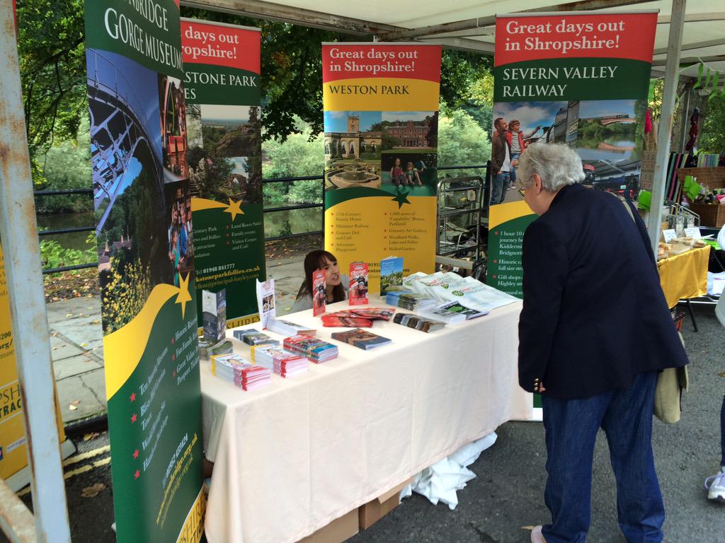 It's been a lovely day at the World Heritage Festival in #Ironbridge #Telford today. Thanks to all who joined us.