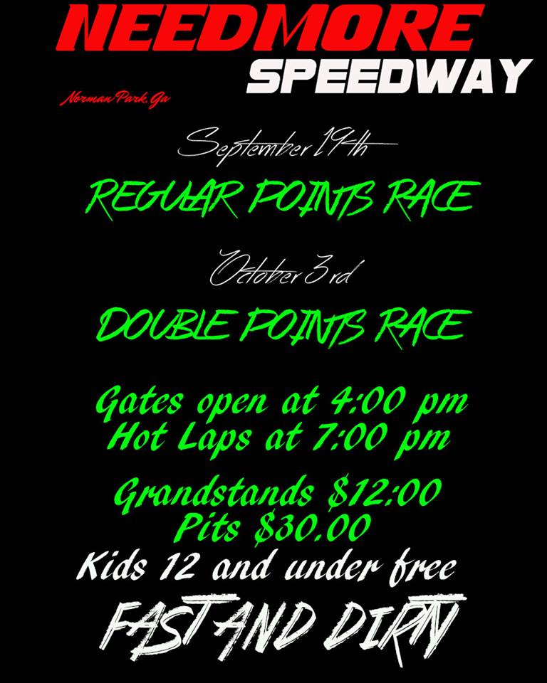 NeedMore Speedway tweet media