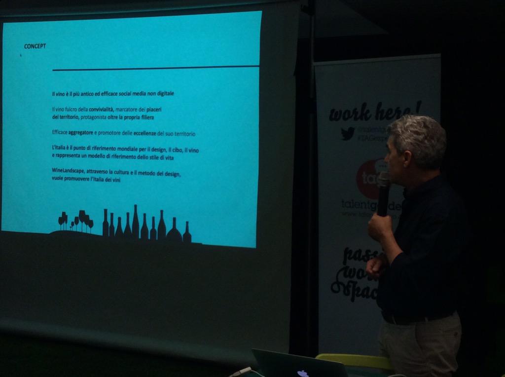 SIMO2's tweet photo. #vinedesign presenta il case winelandscape #swmilan @TalentGardenit #design #vino @androm @elena_mazzali @buzzes http://t.co/pv4gO2ECbi