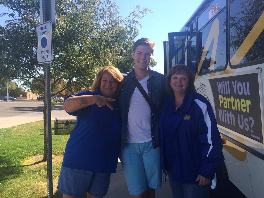 netteyanez's tweet photo. #number4newnumber1 #gcat2015 scavenger hunt #2: pic with the bus drivers #number1transitincolorado http://t.co/YdfXHUlmaC