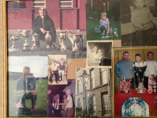 Check out Tommy Bramwell top left winning every trophy possible sat sun even the national cup with dons an eagle !