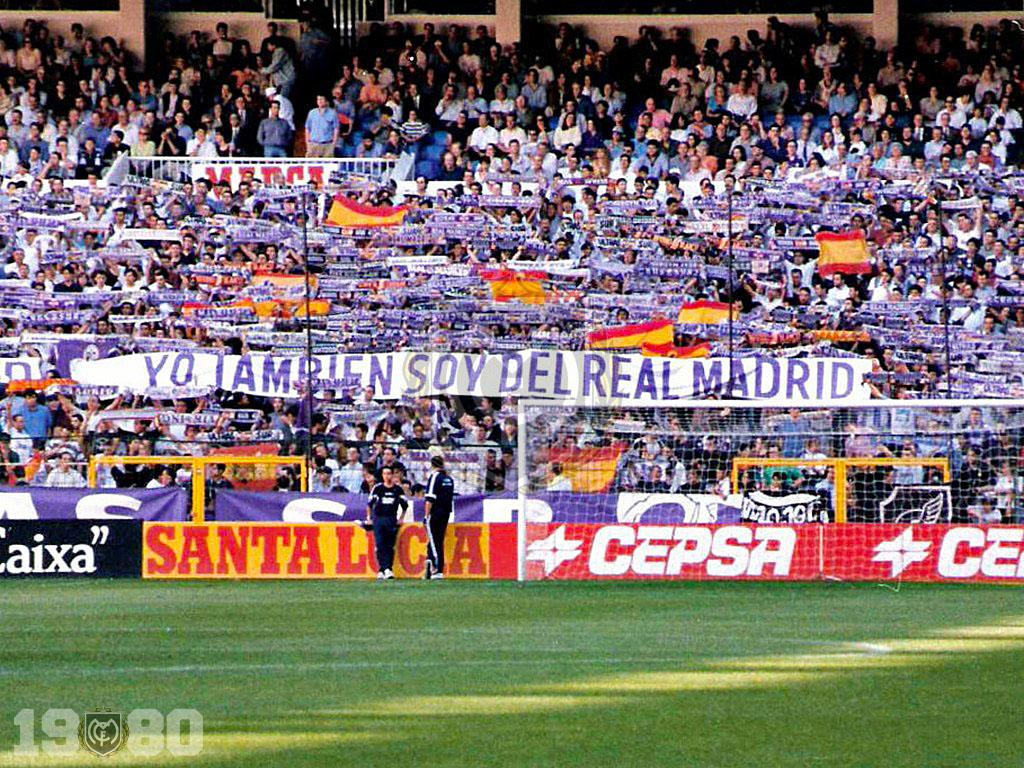 FondoSur_1980's tweet photo. Perseguidos por querer a este escudo. 
#YoTambienSoyDelRealMadrid.
#QueVuelvaFondoSur http://t.co/Vi0Hm9G3Gh