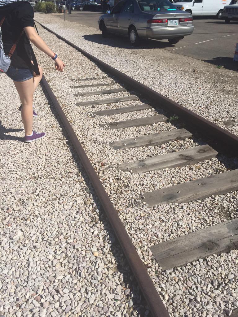 BabyTamTam_'s tweet photo. He train tracks #GCAT2015 http://t.co/W3wstLyFSg
