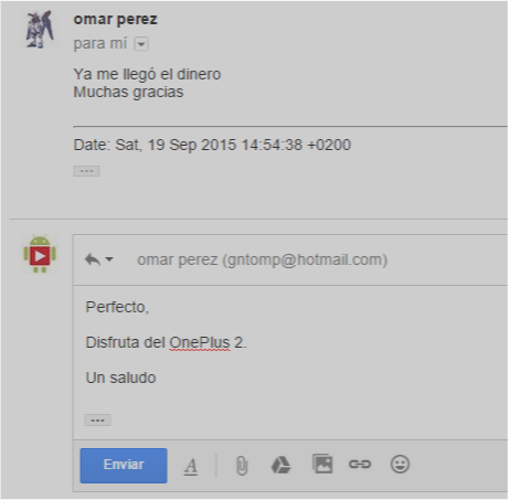 TechGroundES's tweet photo. El ganador del #SorteoOnePlus2 con @TuTecnoMundo ya tiene el dinero para disfrutar de su premio.
Felicidades! http://t.co/8B8g9JmaNi