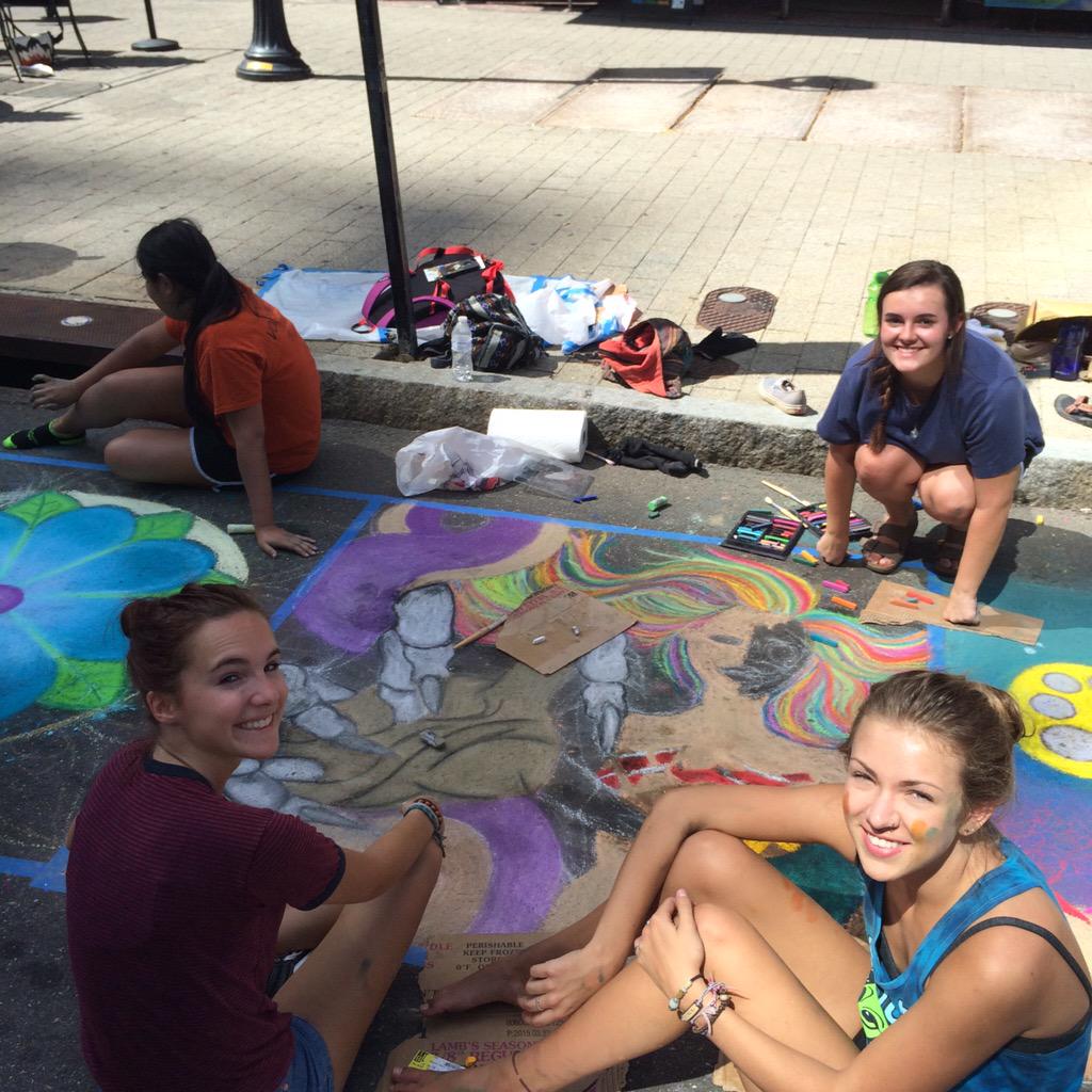 WakefieldHS's tweet image. Looking for something to do? Come check out Wakefield&apos;s art students at Sparkcom! #art #sidewalkart #SPARKconX