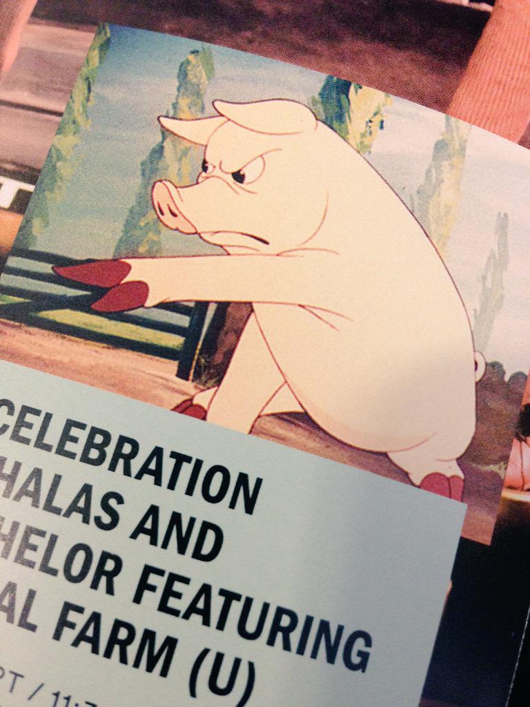 LStyleDistrict's tweet photo. Still powerful 60 years on. Wonderful to see Animal Farm on the big screen @EncountersSFF #Encounters21 @wshed http://t.co/cBPTJLycKa