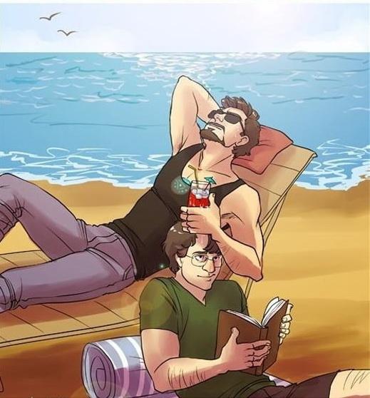 Even the Avengers need to relax
Happy Saturday :)) 
~Megan