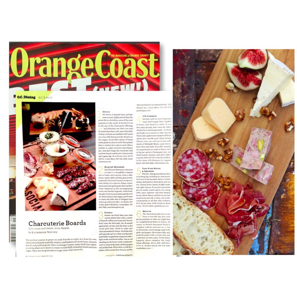 therealbryn's tweet photo. Merci @OrangeCoastmag for including @moulinbistro in your piece on #Charcuterie! xoxo http://t.co/WQv2G8AcXg