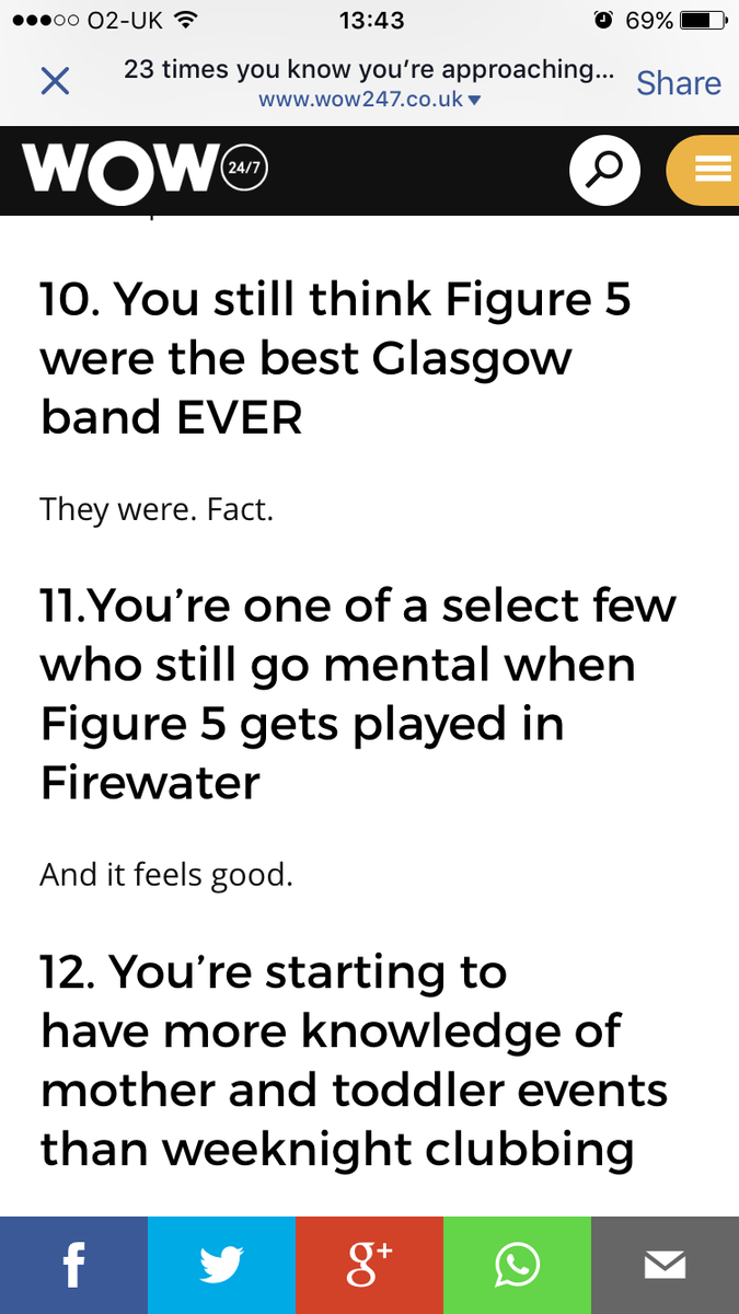 mr_omnibus's tweet photo. Reasons 10 & 11 are tops. ‘23 times you know you’re approaching your 30s in Glasgow http://t.co/nuKbtskj5N′ #Figure5 http://t.co/DkPq8Ux7fe