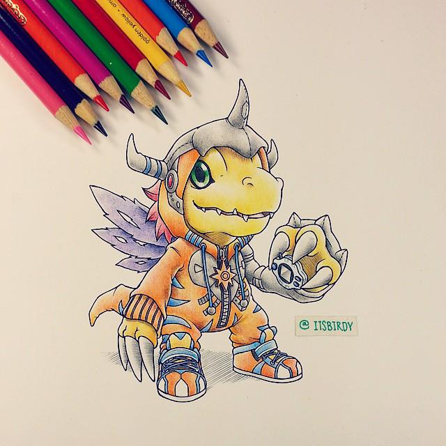 AnimeMangaTweet's tweet photo. Agumon.
Artista: Its Birdy http://t.co/3v9ZGUjEJQ