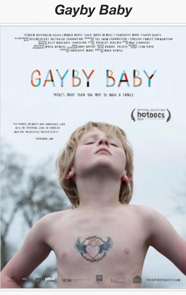 An incredible documentary which everyone should watch #gaybybaby <a href="/gaybybaby/">Gayby Baby</a> ❤️🙌🏻