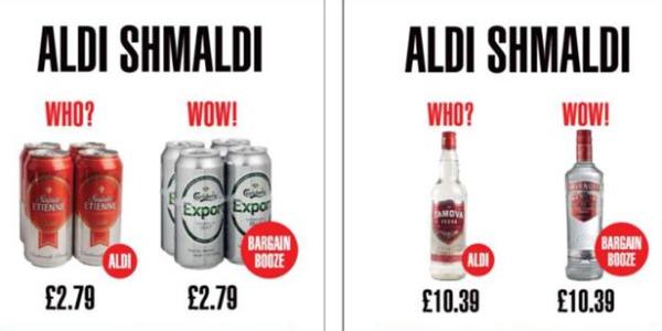 CampaignBrands's tweet photo. Aldi launches High Court action over Bargain Booze 'Aldi Shmaldi' campaign http://t.co/0rYd2XGKca by @saramayspary http://t.co/JiFmNozHCY