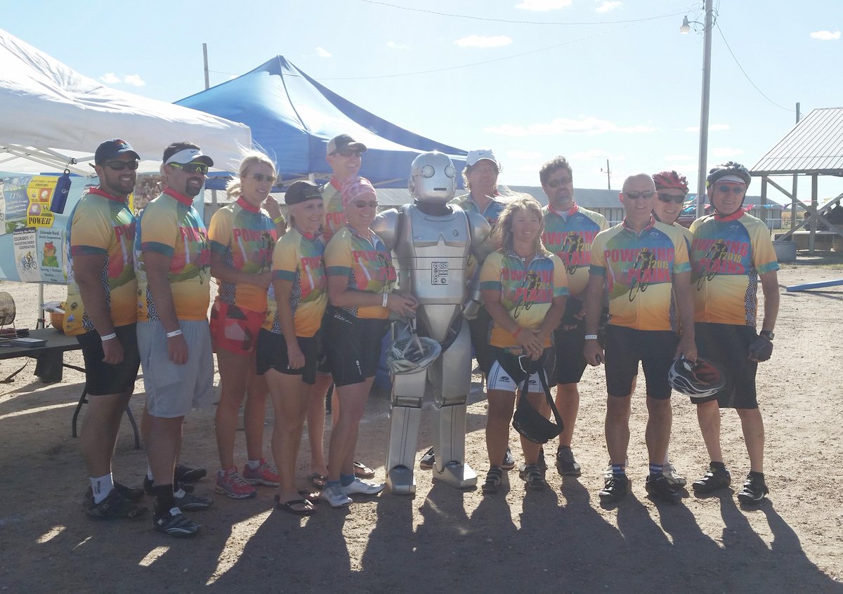 ColoradoREA's tweet photo. Colorado's electric co-op bikers raising $ for Energy Outreach Colorado at @PedalthePlains. http://t.co/tooIs365Kd. http://t.co/57C0Lcmra2