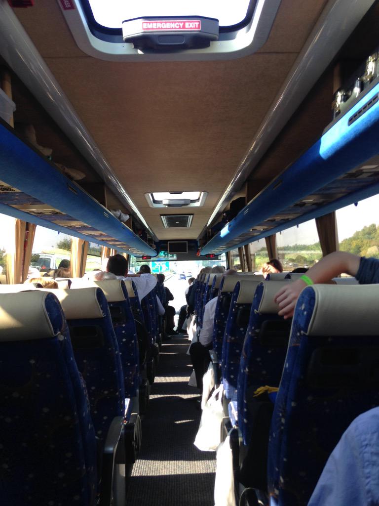 On a working coach at last...