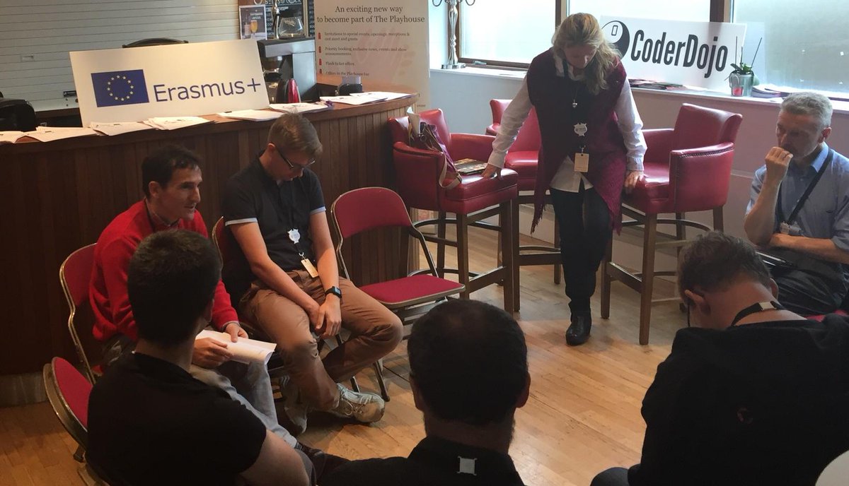 JohnPeto's tweet image. Some great peer led Dojo development  at the #coderdojoEPlus session #DojoCon2015