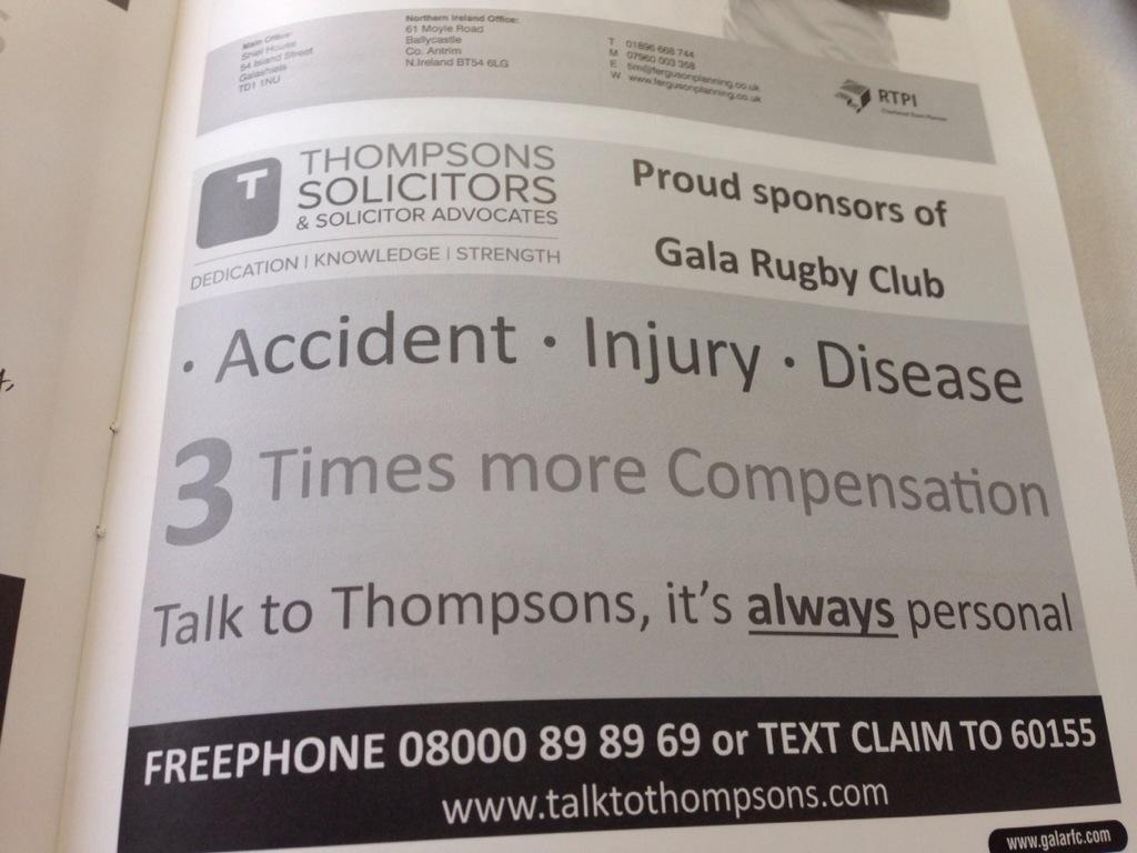 Mick83McLean's tweet photo. Great hospitality at @GalaRFC. Great day for rugby. Proud sponsors. Come on the maroons! http://t.co/J1zaTevgOM