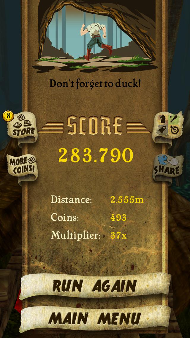 gio_antonelli's tweet photo. I got 283.790 points while escaping from demon monkeys. Beat that! http://t.co/EggzWBryhG #TempleRunm http://t.co/xYB7xPFJ9D