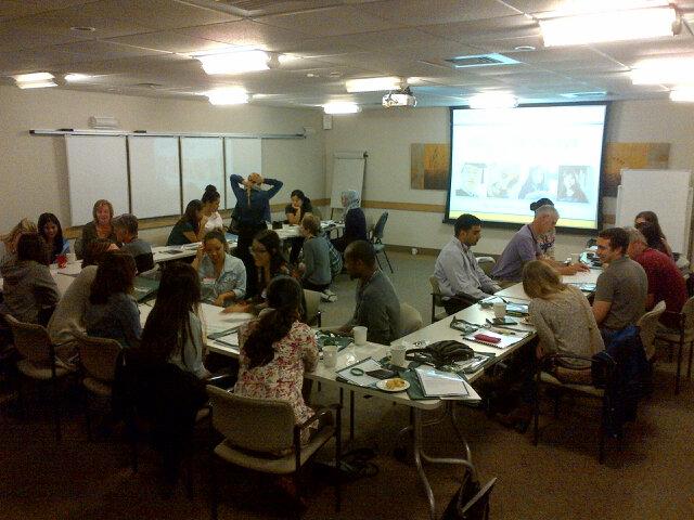 pathwayskw's tweet photo. 930am and rainy, but a FULL room of new volunteers! Going to be a great year of programming! #volunteersaretheBEST http://t.co/dEAX94iEoI