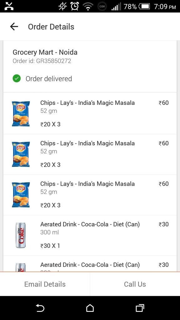 raghavtr's tweet image. How do you increase your client bill? Well learn from @Grofers #duplication #appbug