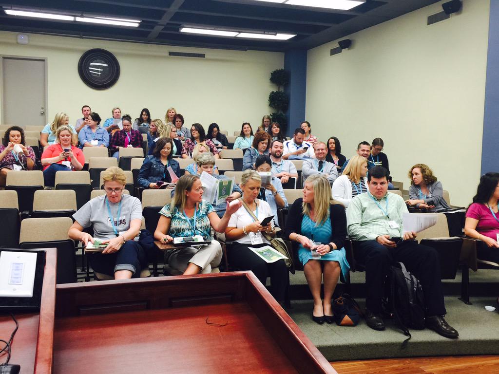 NMcCutchen's tweet photo. Amazing teachers ready to get celebrated and elevated at #ecet2wky! http://t.co/4yeoCu2YLp