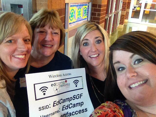 JamieBaumann's tweet photo. #EdCampSGF can you handle all this? #huskypride http://t.co/vxwryRo1cQ