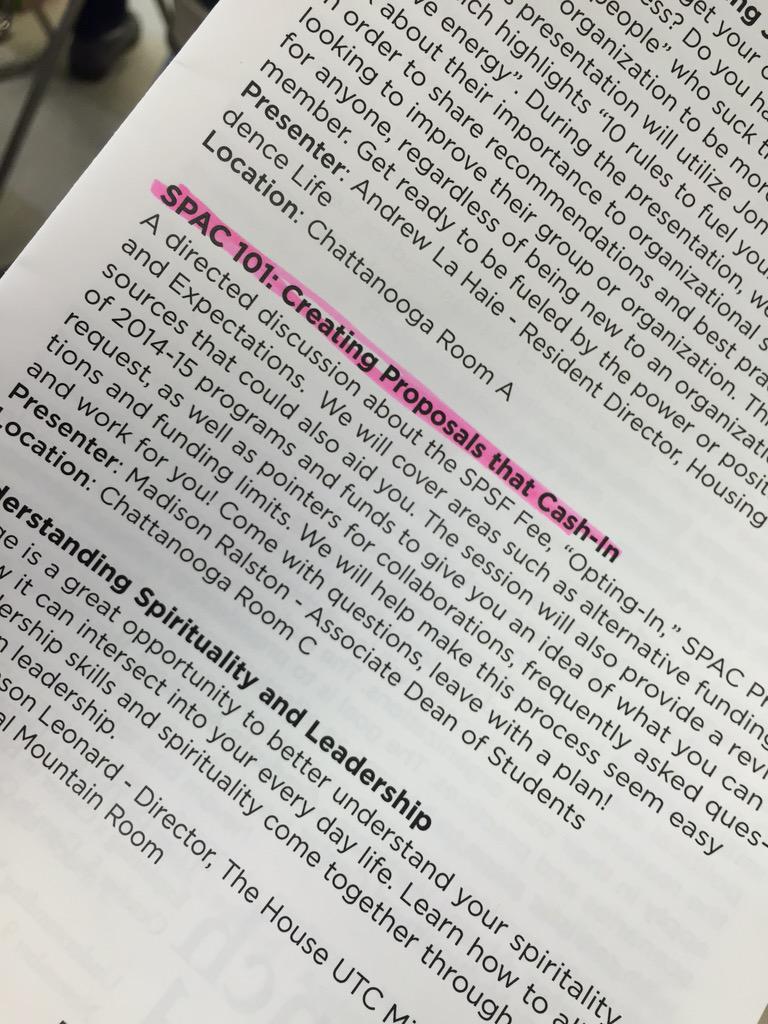 PaigerrG's tweet photo. Excited to start this session! Hoping to learn how to get funding to send everybody to #AOTAconference2016 #SOLI15 http://t.co/katYO8b4mz
