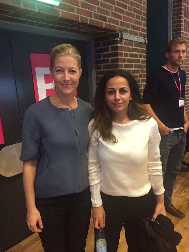 sofiecn's tweet photo. Tak @ArabiYa86 for fantastisk opsang og dialog på #rvlm15 du er sej! Vi må aldrig glemme #Syrien #refugeeswelcome http://t.co/PswQjtps2K
