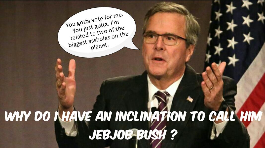 BillOSipher's tweet image. # Jeb Bush if this doesn't convince you to vote for him nothing will