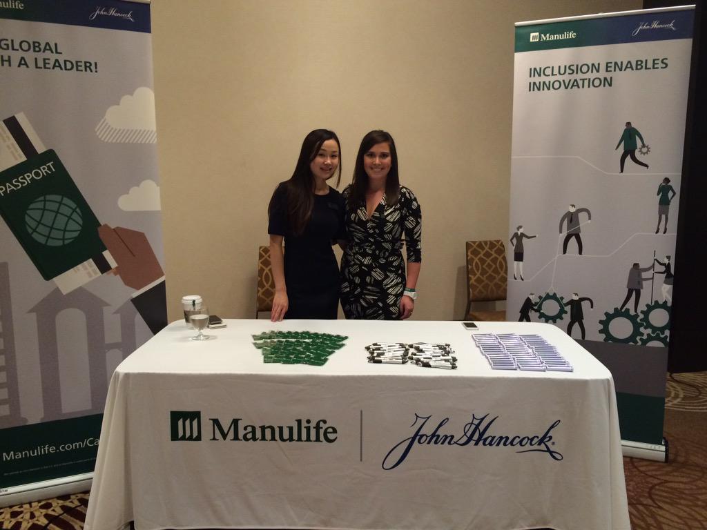 coyleai's tweet photo. I'm here at #oobs15 w/ @Manulife  Come say hello! @Melodyang3 http://t.co/POCPqjc6J3