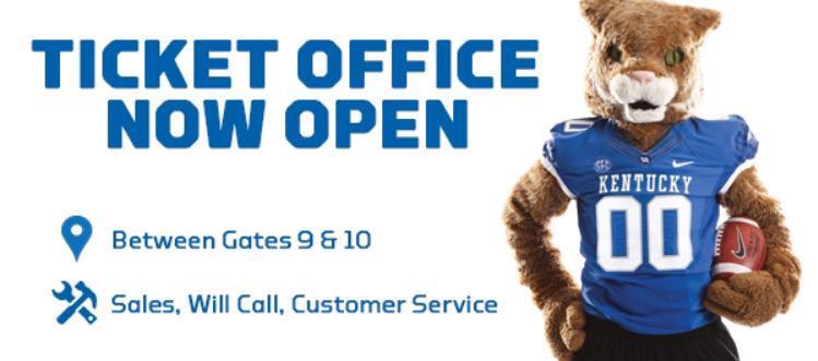 #TheNewCWS Ticket Office is now open between Gates 9 and 10.

Skip the lines and pick up your tickets early!
