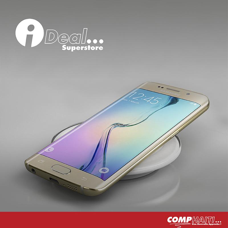 GroupeCompHaiti's tweet image. Samsung Galaxy S6 Edge maintenant à $650 + TCA et Chargeur wireless à $50 + TCA #ComPromo #CompHaiti