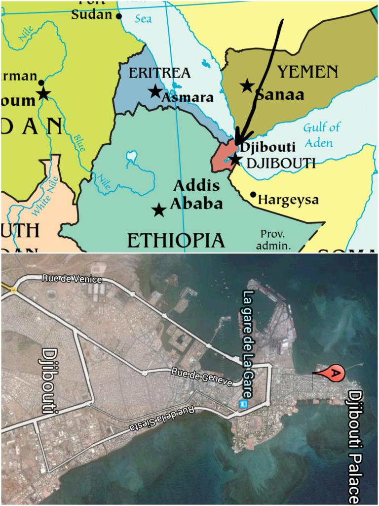 (1 - 3) 1. Views: Djibouti Ville, Djibouti. Aerial shots of the city formerly called "Little Paris".