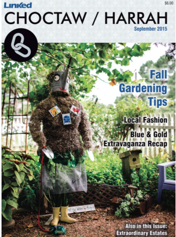 LinkedOK's tweet photo. Fall gardening? Our #ChoctawHarrah issue has major inspiration from the @OKCOMGA president's personal garden! http://t.co/G7RdvIhxID
