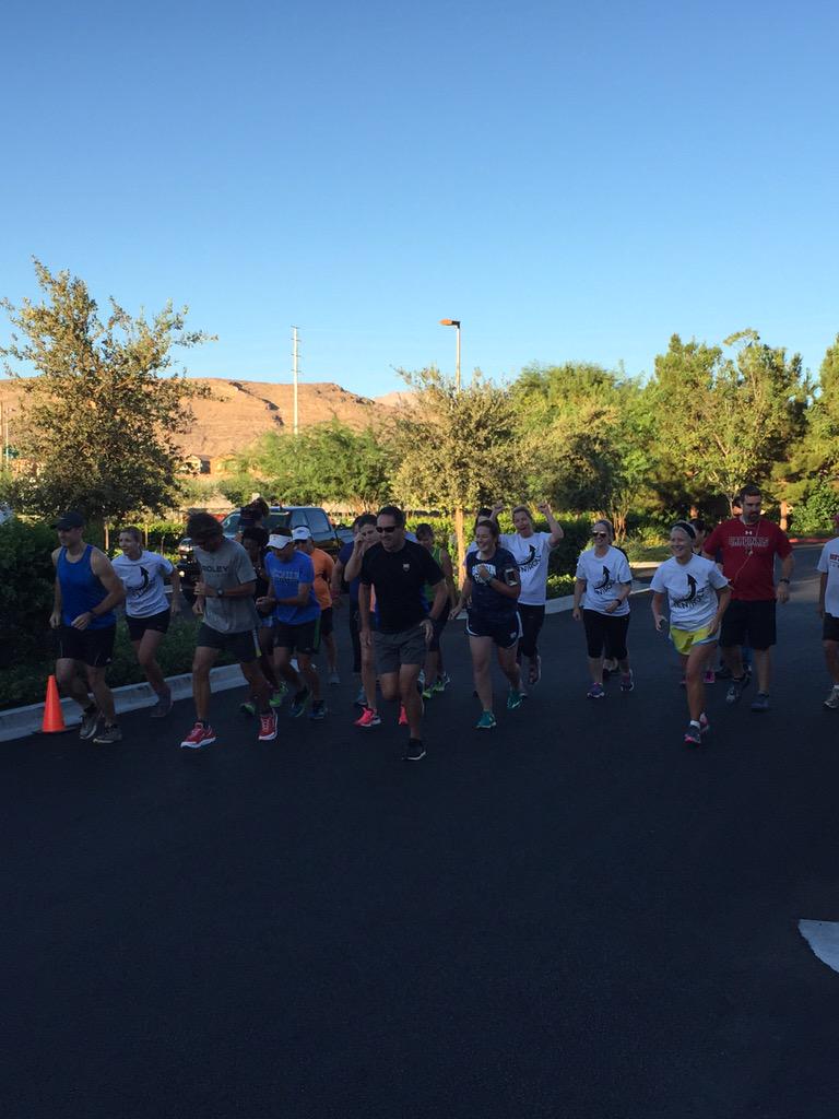CarinneMBarker's tweet photo. And they're off for the #SSATB15 FUN RUN! @TheAdmissionOrg http://t.co/TjCNmXBeeD