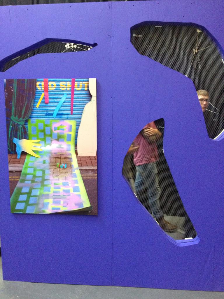 TheyAreHereYeah's tweet photo. Flore Nove-Josserand fragmenting perspectives @eprjcts #displayshow http://t.co/XLenIa2OQE