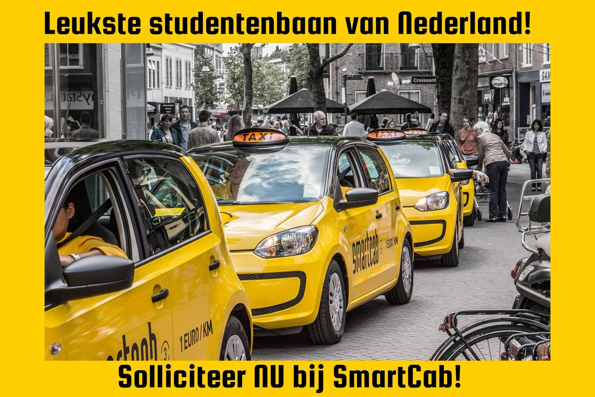 SmartCab zoekt enthousiaste chauffeurs in Twente! Solliciteer via : lnkd.in/erHvx_2