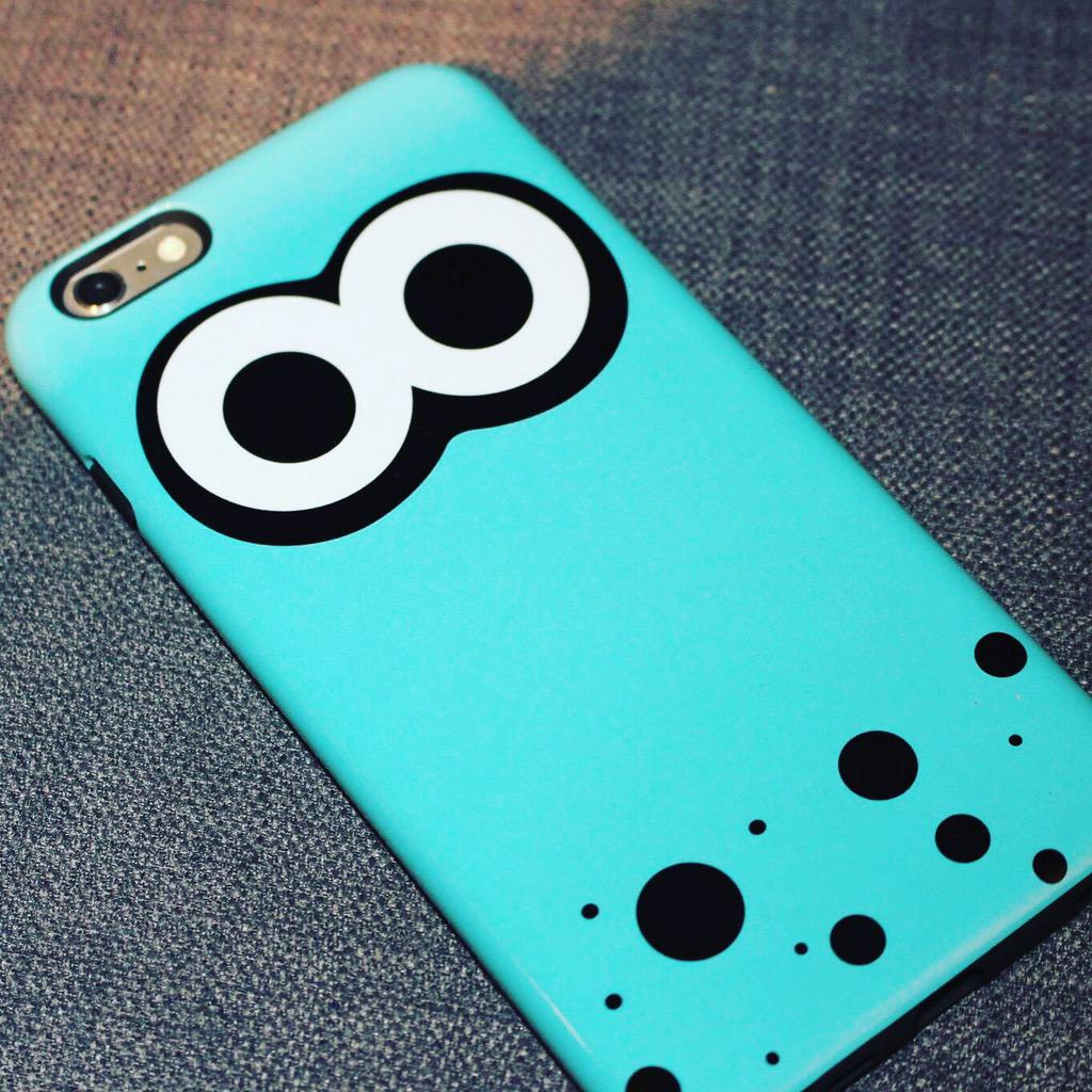 Mamie0racle's tweet photo. Une nouvelle coque à la maison ! Merci @redbubble #splatoon #wiiu #iphone #6pluscase #inkling http://t.co/dARXBNPcJf