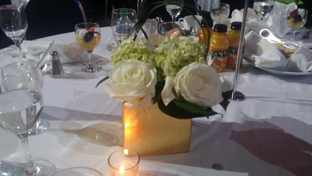WashInformer's tweet image. Beautiful centerpieces at the #CBCFALC15 provided by Lee's Florist