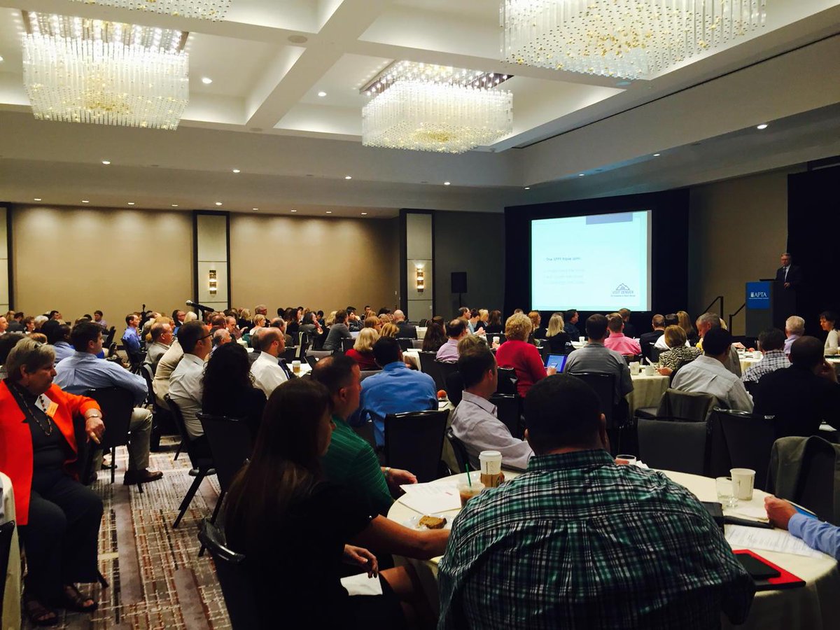 policy4pt's tweet photo. Record crowd @APTAtweets in Denver 4 state policy &amp; payment forum. Great people advancing good policy.  #PTteansforms http://t.co/J1bcWQa6xn